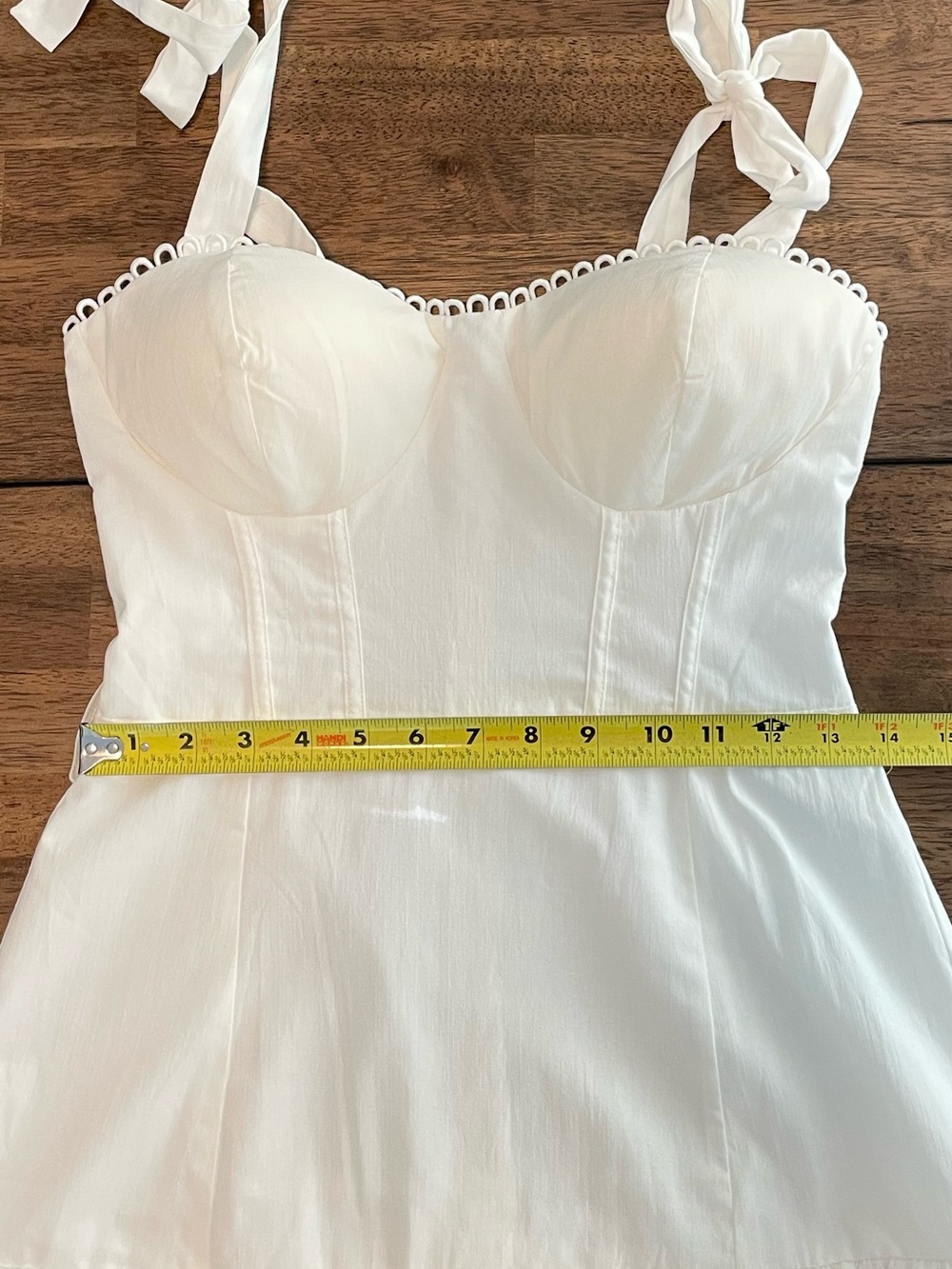 Altar’d State White Ruffled Tiered Maxi Dress size Medium - Picture 11 of 16